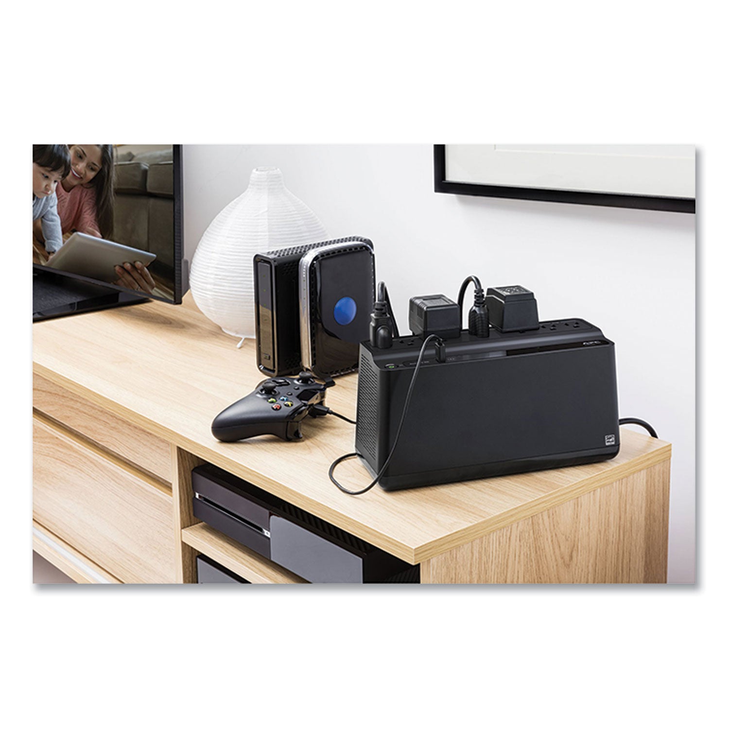Bn650M1 Back-Ups 650 Va Battery Backup System, 7 Outlets, 650 Va, 490 J
