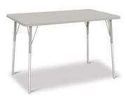 Berries® Rectangle Activity Table - 30" X 48", A-height - Freckled Gray/Gray/Gray