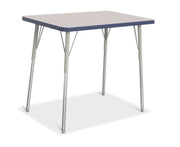 Berries® Rectangle Activity Table - 24" X 36", A-height - Freckled Gray/Navy/Gray