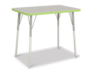 Berries® Rectangle Activity Table - 24" X 36", A-height - Freckled Gray/Key Lime/Gray
