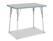 Berries® Rectangle Activity Table - 24" X 36", A-height - Freckled Gray/Coastal Blue/Gray