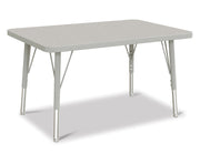 Berries® Rectangle Activity Table - 24" X 36", E-height - Freckled Gray/Gray/Gray