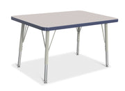 Berries® Rectangle Activity Table - 24" X 36", E-height - Freckled Gray/Navy/Gray