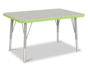 Berries® Rectangle Activity Table - 24" X 36", E-height - Freckled Gray/Key Lime/Gray