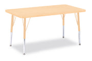 Berries® Rectangle Activity Table - 24" X 36", E-height - Maple/Maple/Camel