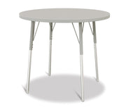 Berries® Round Activity Table - 36" Diameter, A-height - Freckled Gray/Gray/Gray