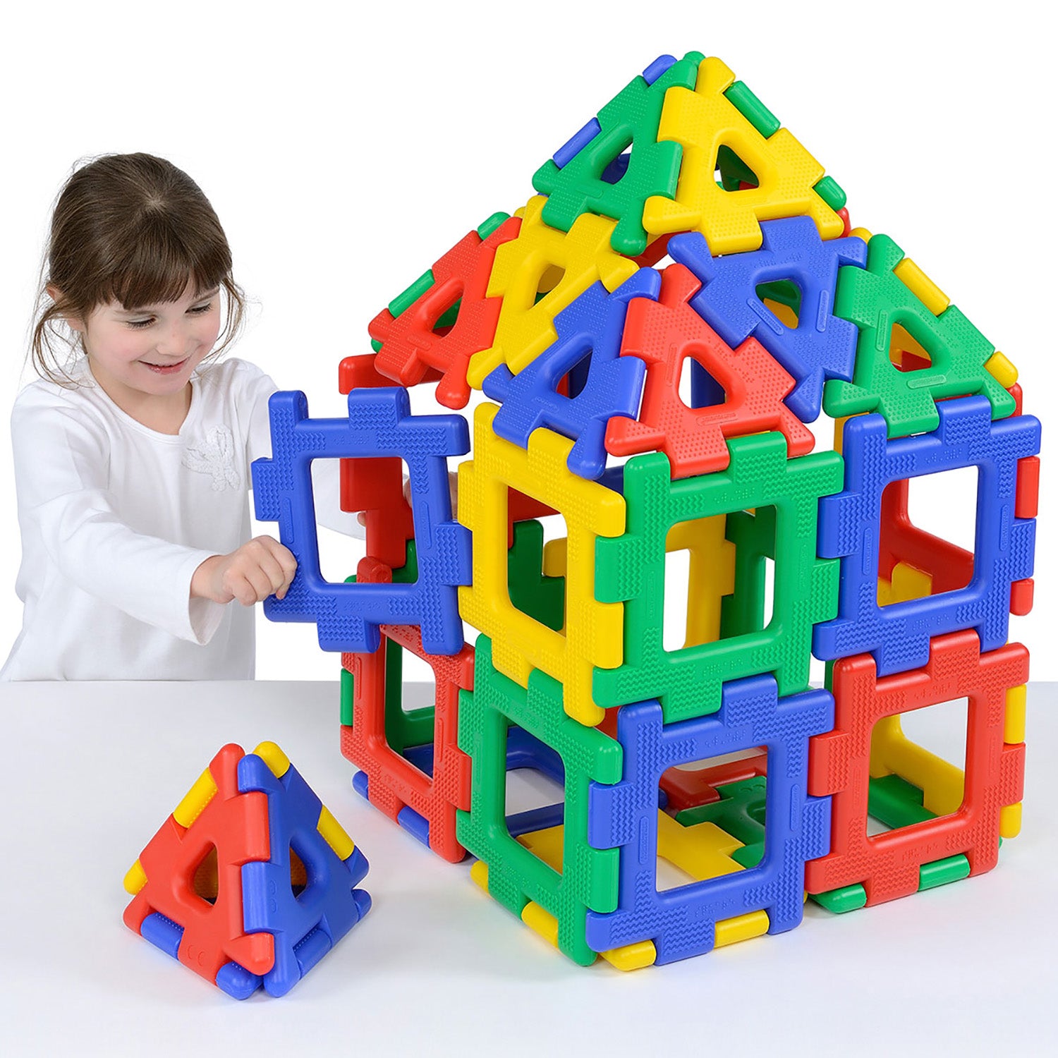 Giant Polydron Set, Pack of 40