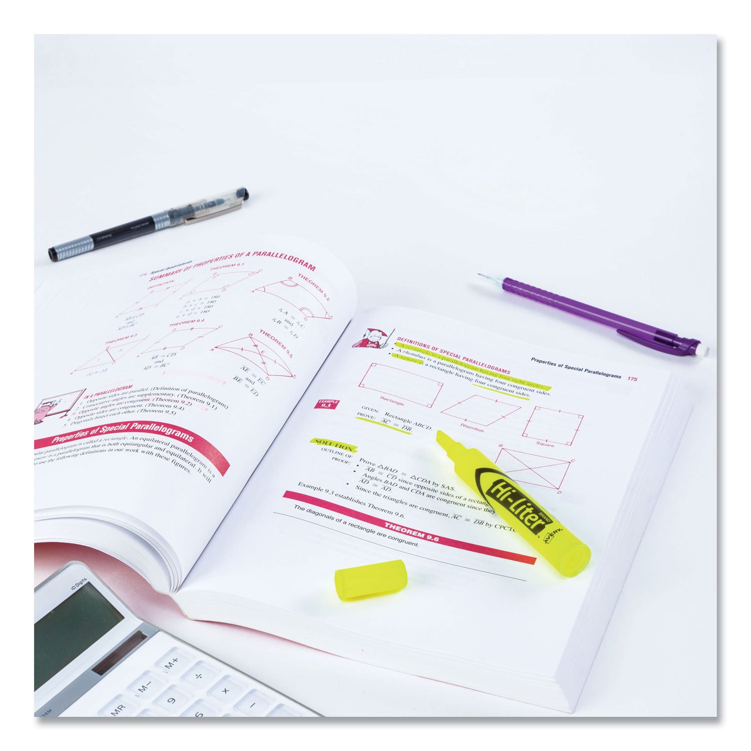 Hi-Liter® Desk-Style Highlighters, Fluorescent Yellow, Value Pack of 36