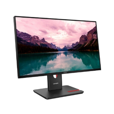 Lenovo - ThinkVision 23.8" IPS LED FHD 48hz - 120hz Monitor (HDMI, USB, DP, VGA) - Eclipse Black