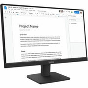 Lenovo - ThinkVision 21.5" IPS LED FHD 48Hz - 100Hz Monitor (HDMI, VGA) - Raven Black
