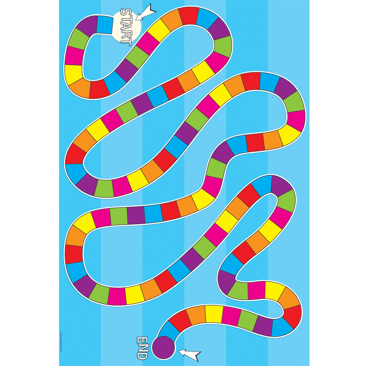 Smart Poly™ Blank Game Board Blank Chart, Dry-Erase Surface, 13" x 19"