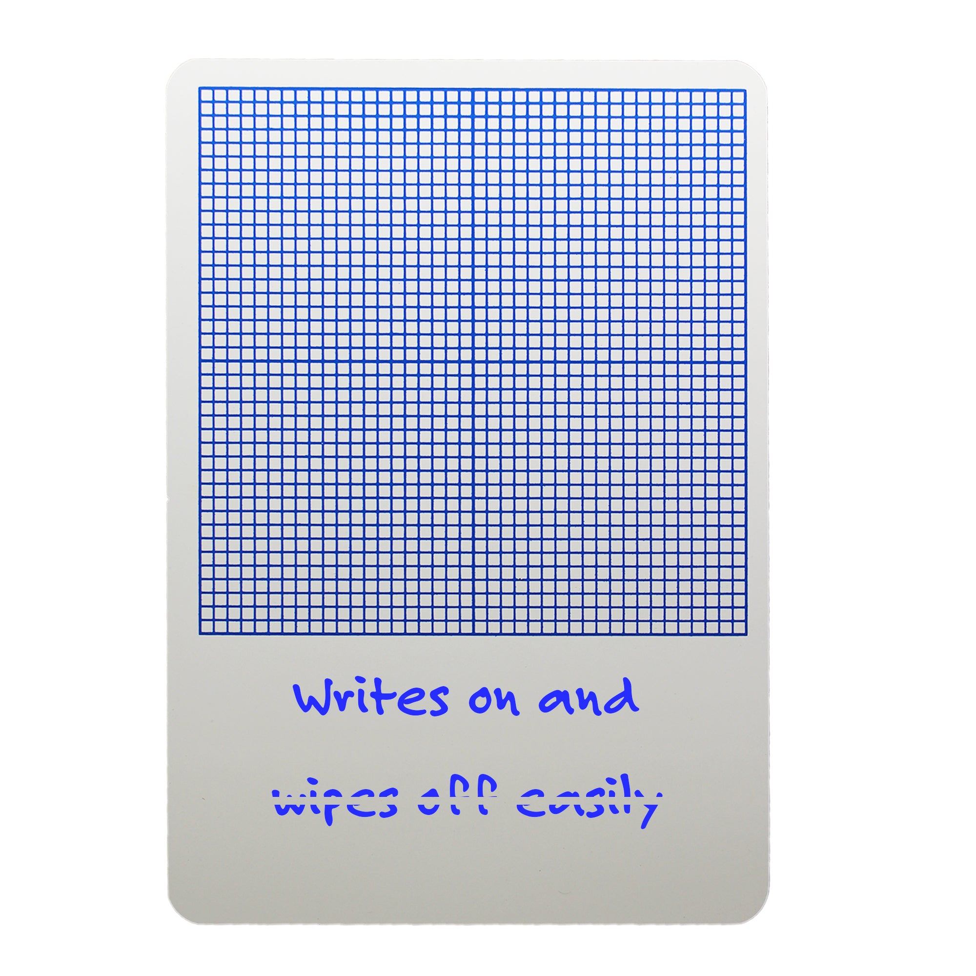 1/4" Graph Dry Erase Board, 11" x 16", Pack of 3