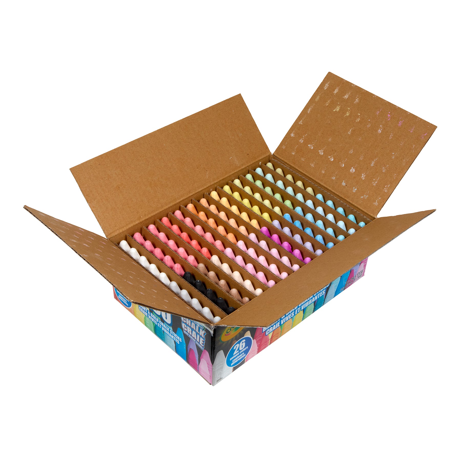 Bright & Bold Chalk Sticks, Pack of 130