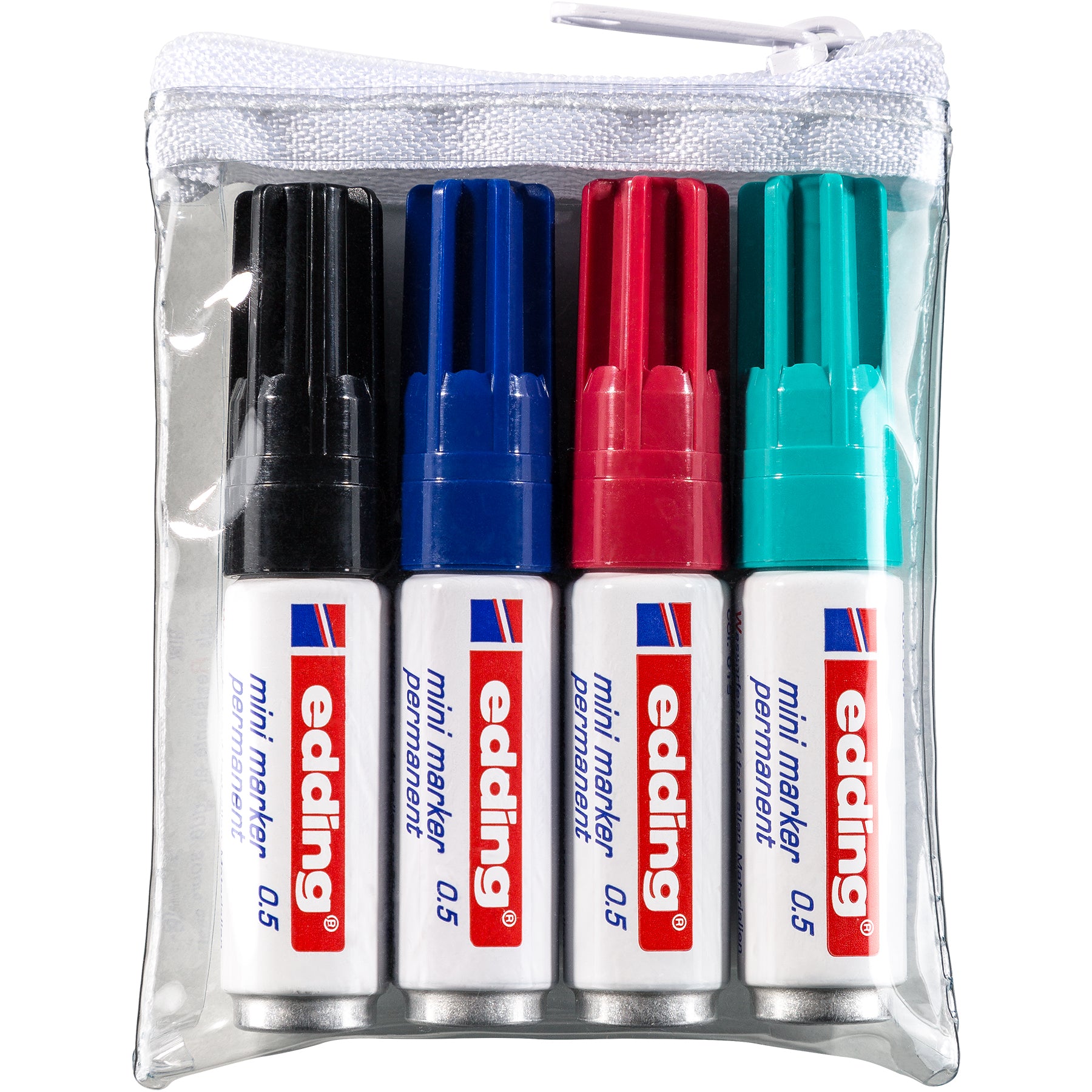 edding 0.5 Mini Permanent Marker - Set of 4 - Assorted