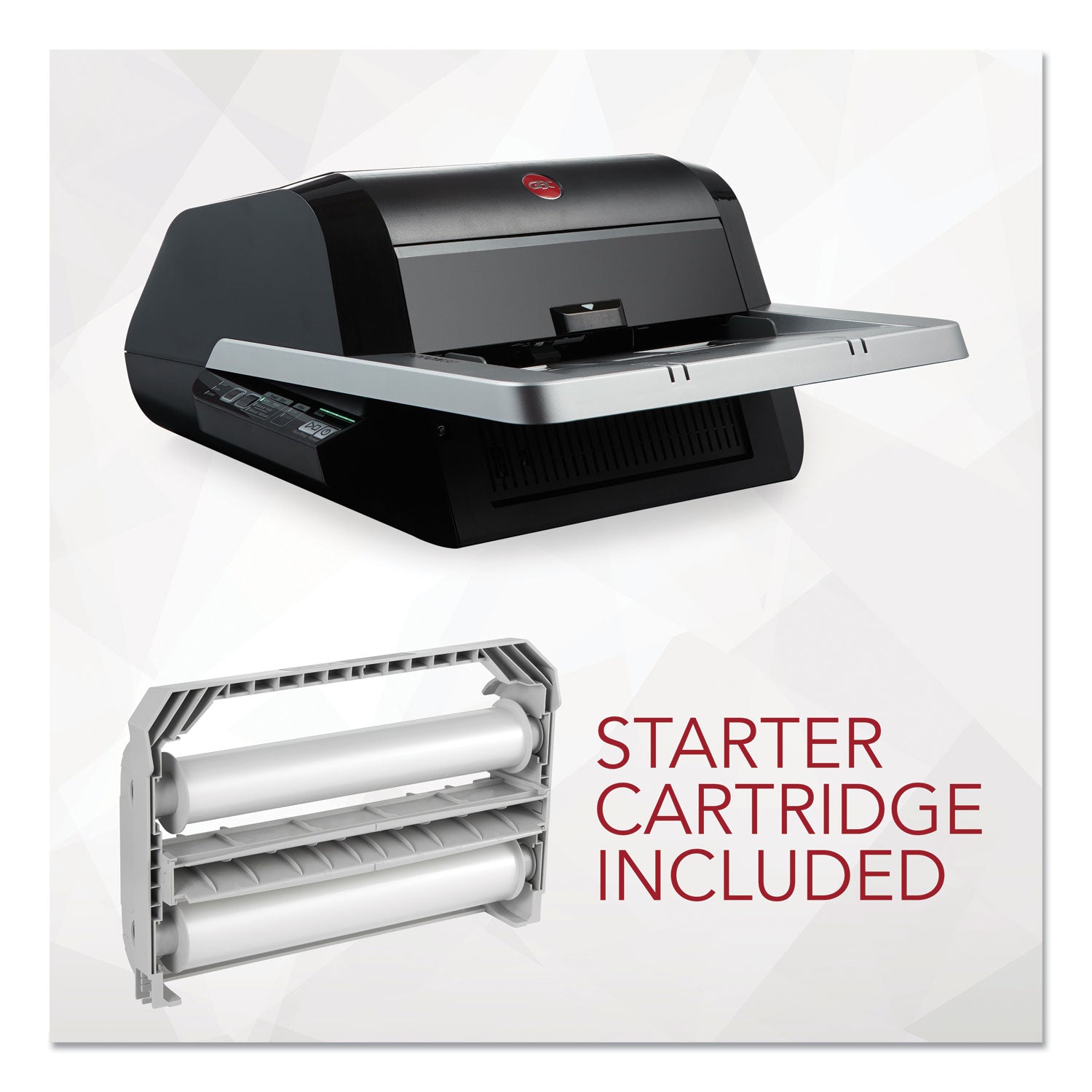 8.50" Lamination Width - 5 mil Lamination Thickness - 9.6" Height x 22.7" Width x 18.8" Depth