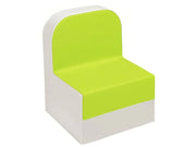 Low Chair Club - Light Green/Ivory, 12.6"H