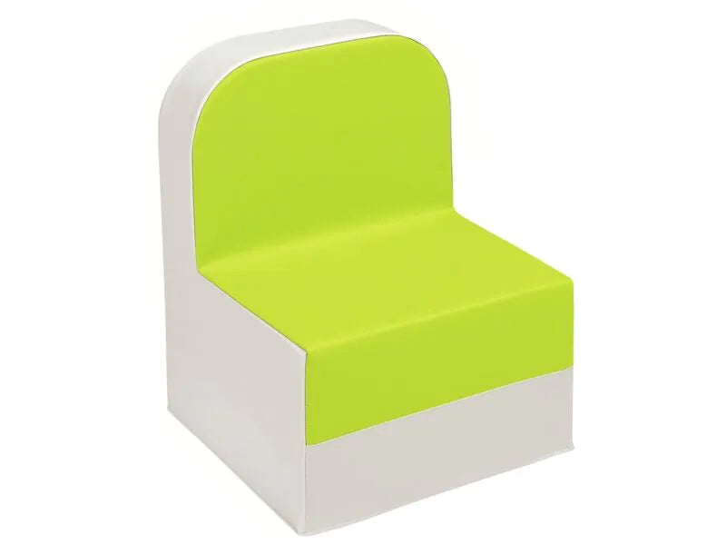 Low Chair Club - Light Green/Ivory, 12.6"H