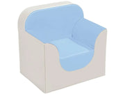 Armchair Club - Light Blue/Ivory, 9.8"H
