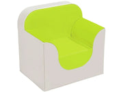 Armchair Club - Light Green/Ivory, 12.6"H