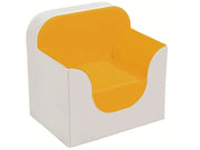 Armchair Club - Light Orange/Ivory, 12.6"H