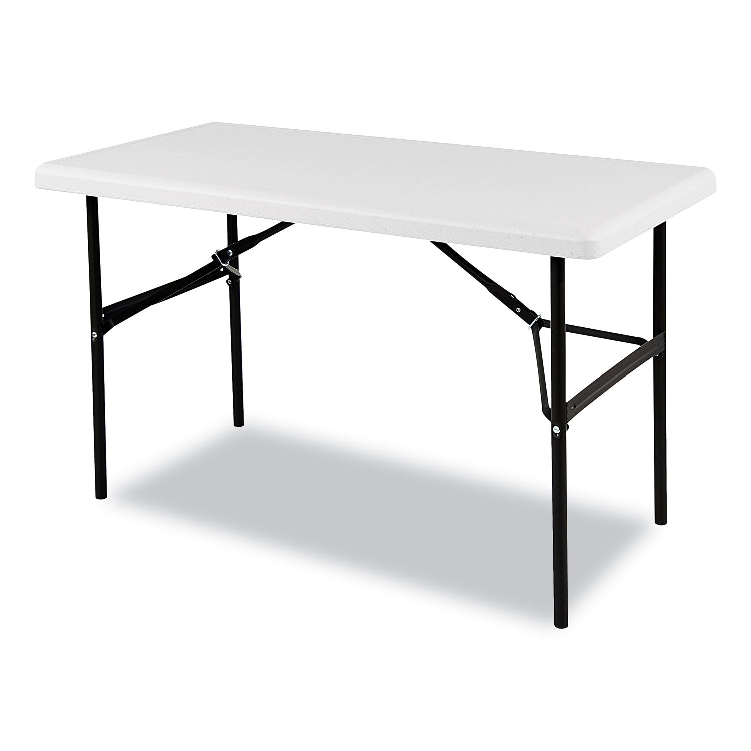 IndestrucTable® Classic Folding Table, Platinum Granite - 24" x 48"