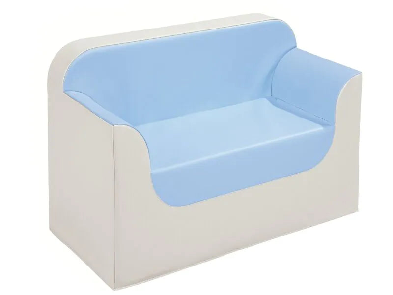 Sofa Club - Light Blue/Ivory, 12.6"H