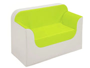 Sofa Club - Light Green/Ivory, 12.6"H