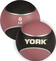 6 LB 2 Tone Medicine Rubber Ball- Pink