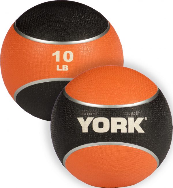 10 LB 2 Tone Medicine Rubber Ball- Orange