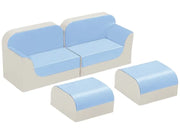 Large Sofa Club Kit - Light Blue/Ivory, 9.8"H