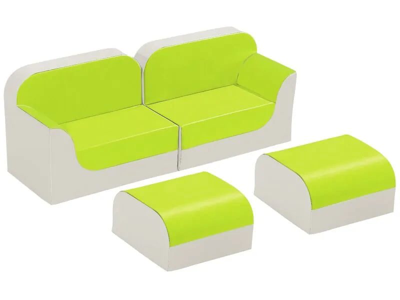 Large Sofa Club Kit - Light Green/Ivory, 9.8"H