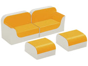 Large Sofa Club Kit - Light Orange/Ivory, 12.6"H