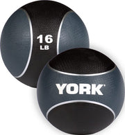 16 LB 2 Tone Medicine Rubber Ball- Navy Blue