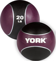 20 LB 2 Tone Medicine Rubber Ball- Purple