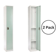 Large Single Door Locker – Misty Green 2-Pack