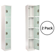 Large 4 Door Locker – Misty Green 2-Pack