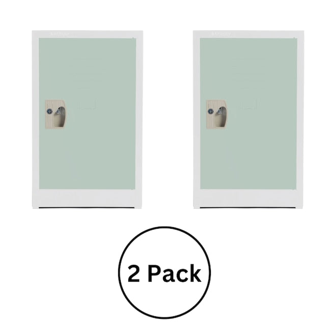 24'' Locker for Kids – Misty Green 2-Pack