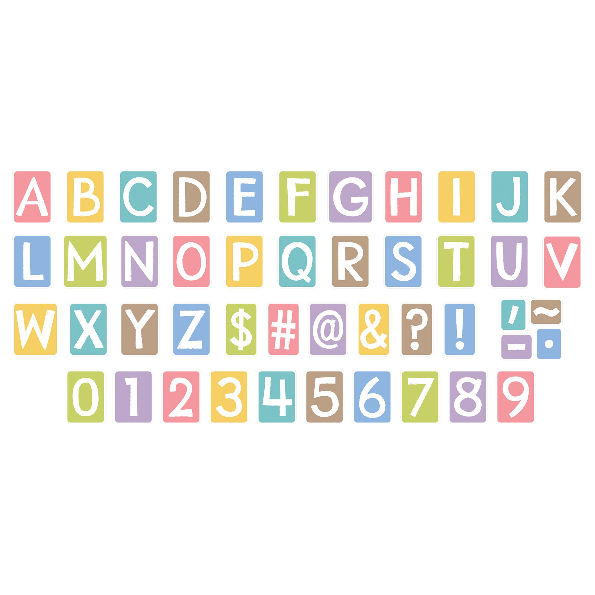 Garden Path 4" Tiles Uppercase Ready Letters®, 150 Pieces