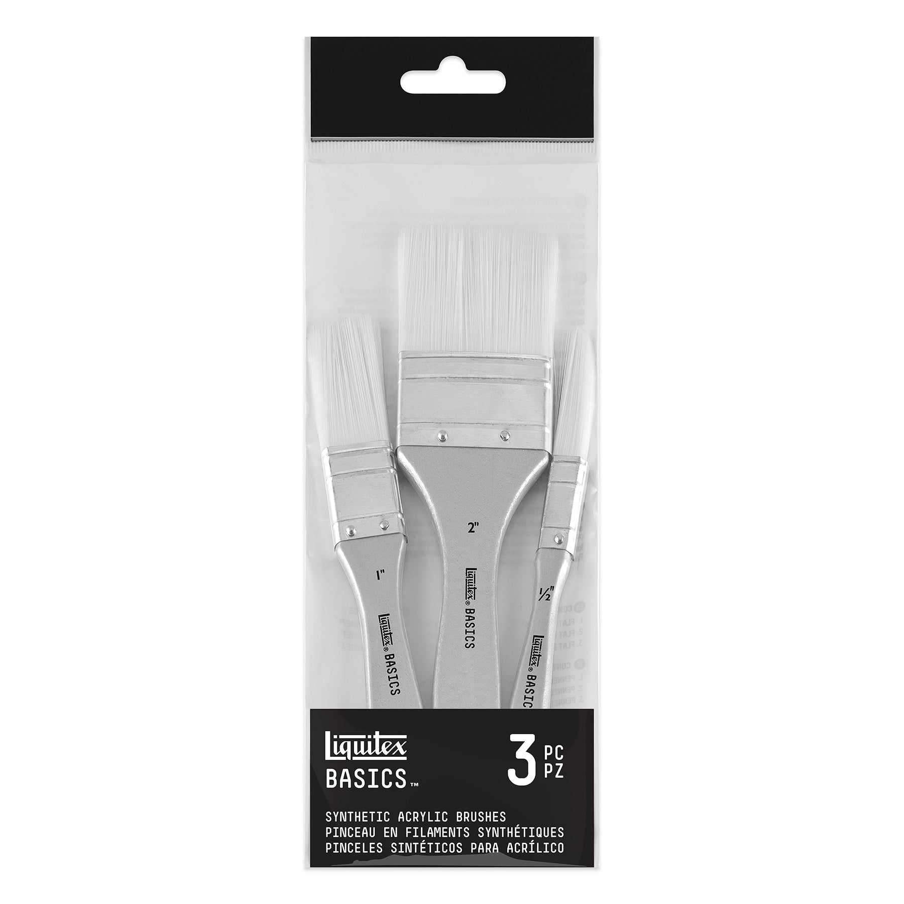 BASICS Large Scale Brush Set - Synthetic Hair (x3)