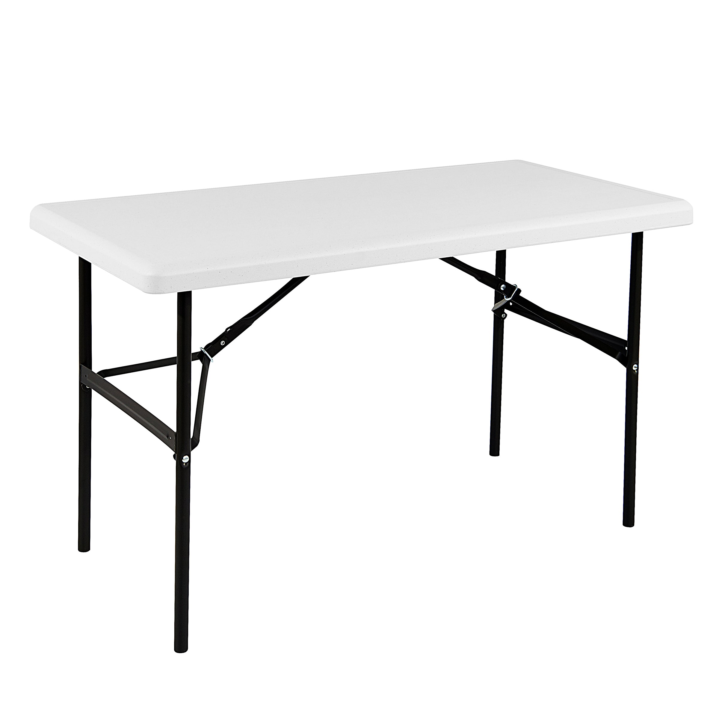 IndestrucTable® Classic Folding Table, Platinum Granite - 24" x 48"