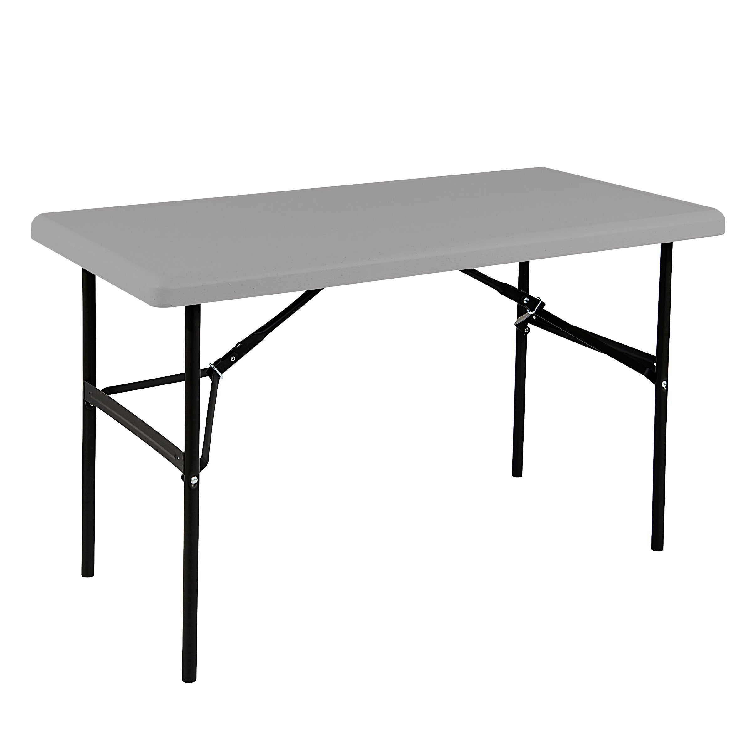 IndestrucTable® Classic Folding Table, Charcoal - 24" x 48"