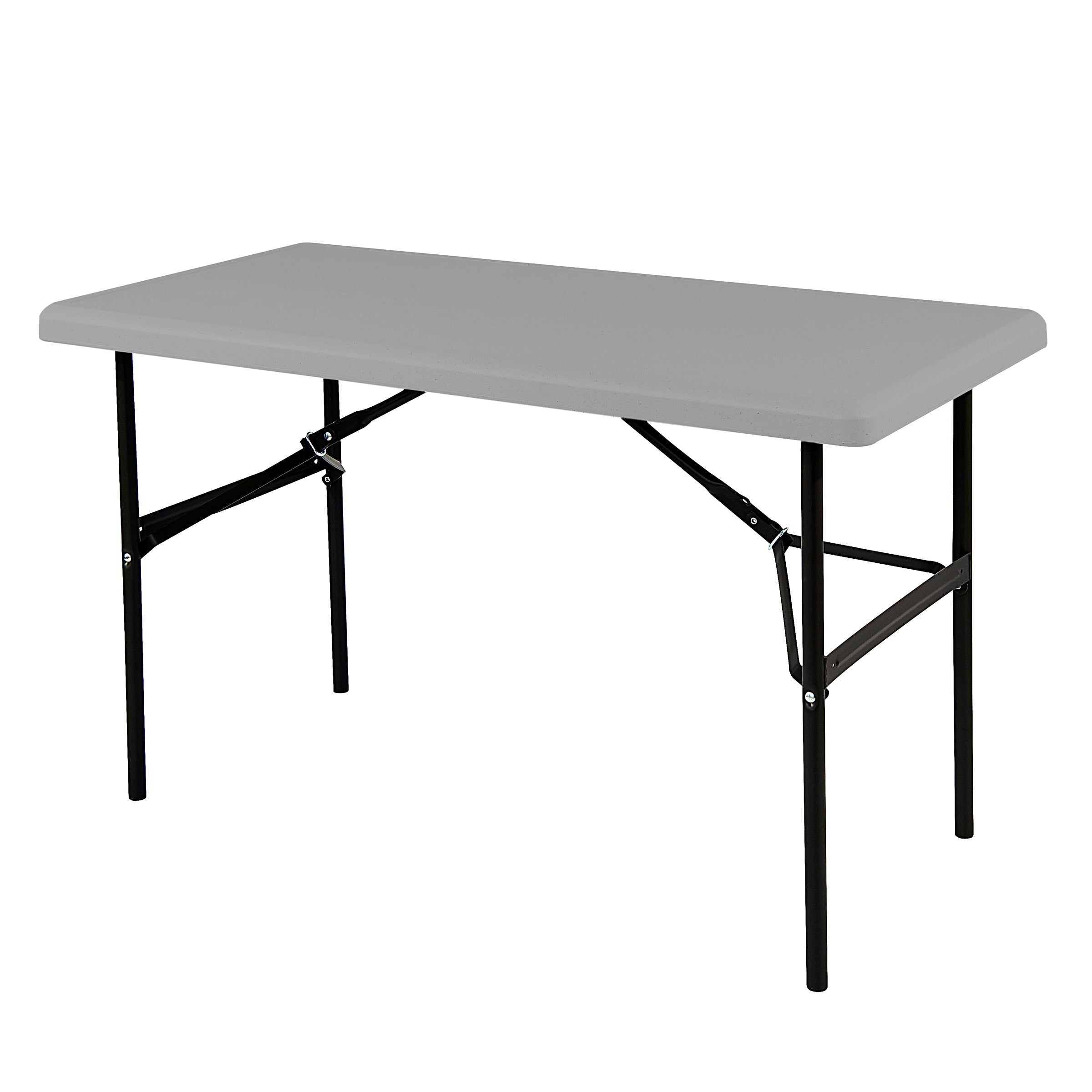 IndestrucTable® Classic Folding Table, Charcoal - 24" x 48"