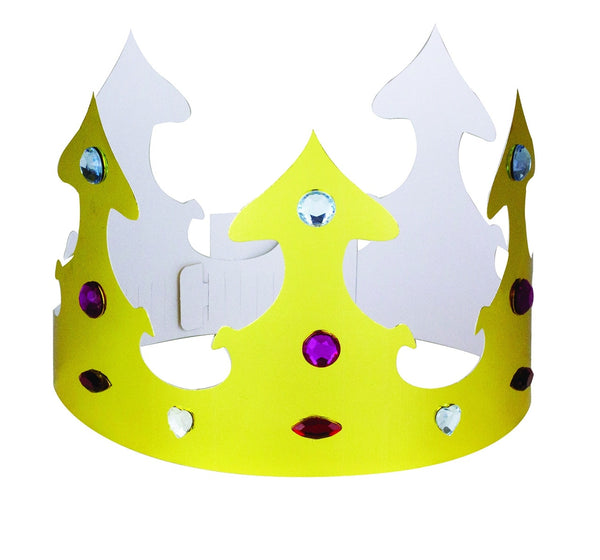 Gold Crowns, 12 ct with approximately 300 gemstones
