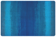 Water Stripes Rug Blue - 6ft x 9ft - Rectangle - Blue