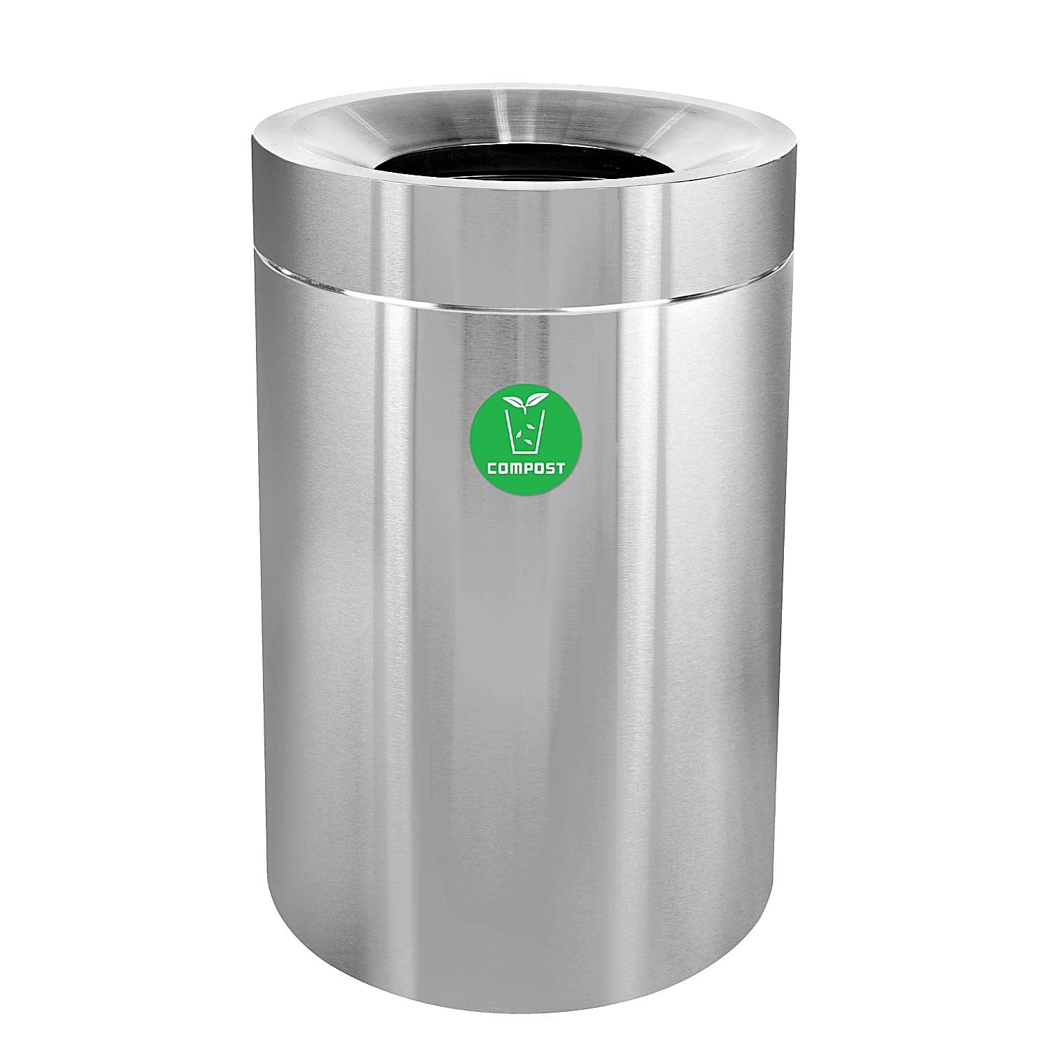 50 Gallon Stainless Steel Compost Can