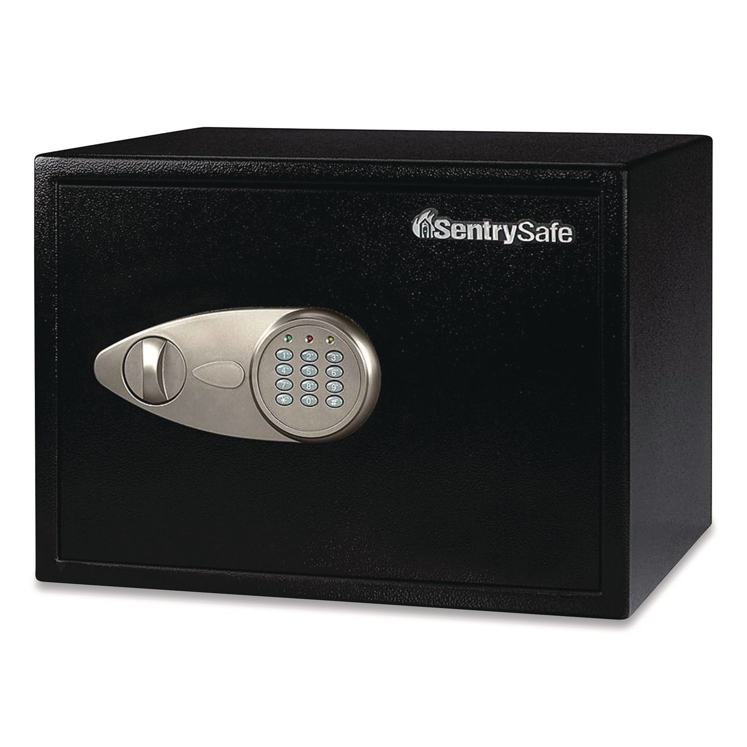 1.20 ft³ - Electronic, Key Lock - 2 Live-locking Bolt(s) - Internal Size 10.50" Height x 16.75" Width x 12.63" Depth - Overall Size 10.6" Height x 17" Width x 14.8" Depth - Black - Steel