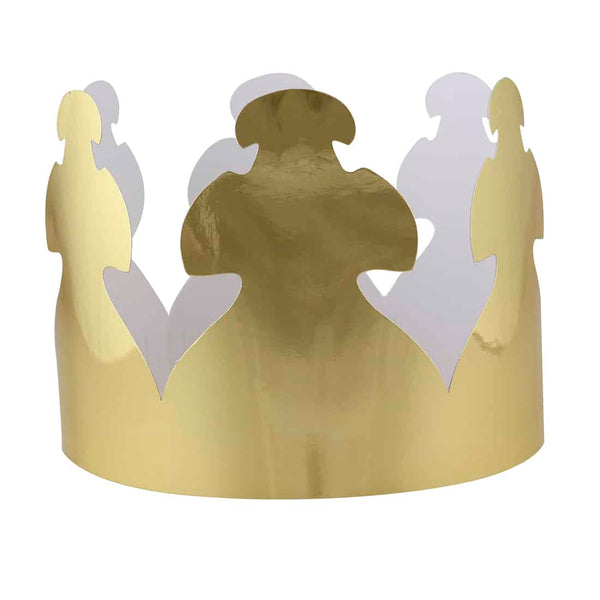 Gold Crowns, 24 ct with approximately 600 gemstones