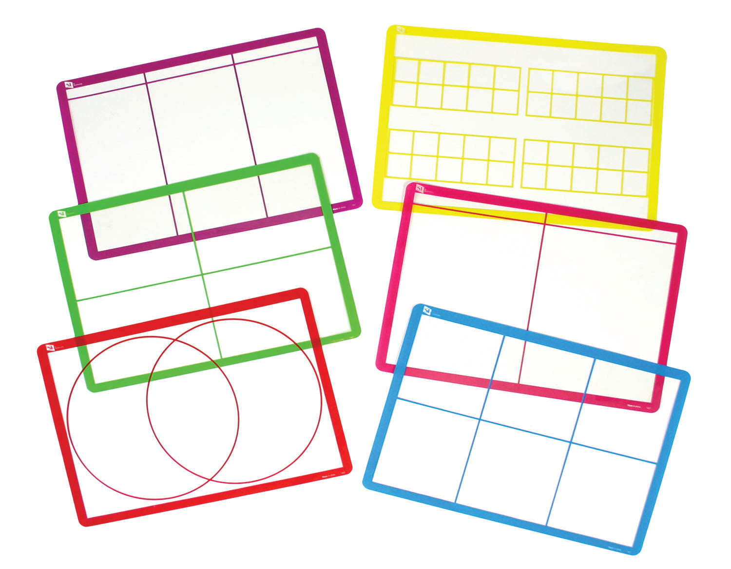 Transparent Sorting Mats - Set of 6