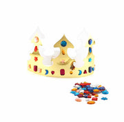 Gold Crowns, 24 ct with approximately 600 gemstones