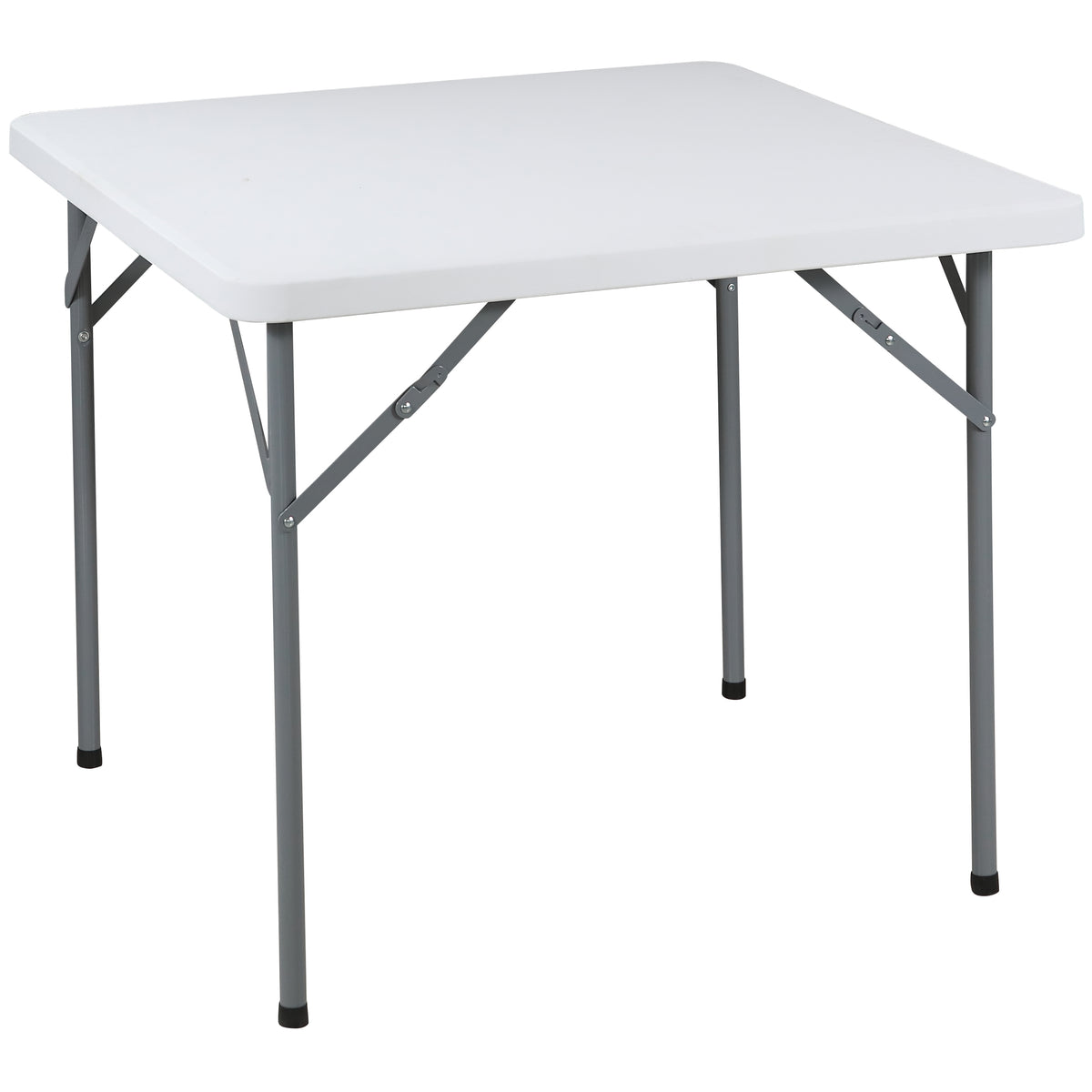 IndestrucTable® Classic Folding Table, Platinum Granite - 34" Square
